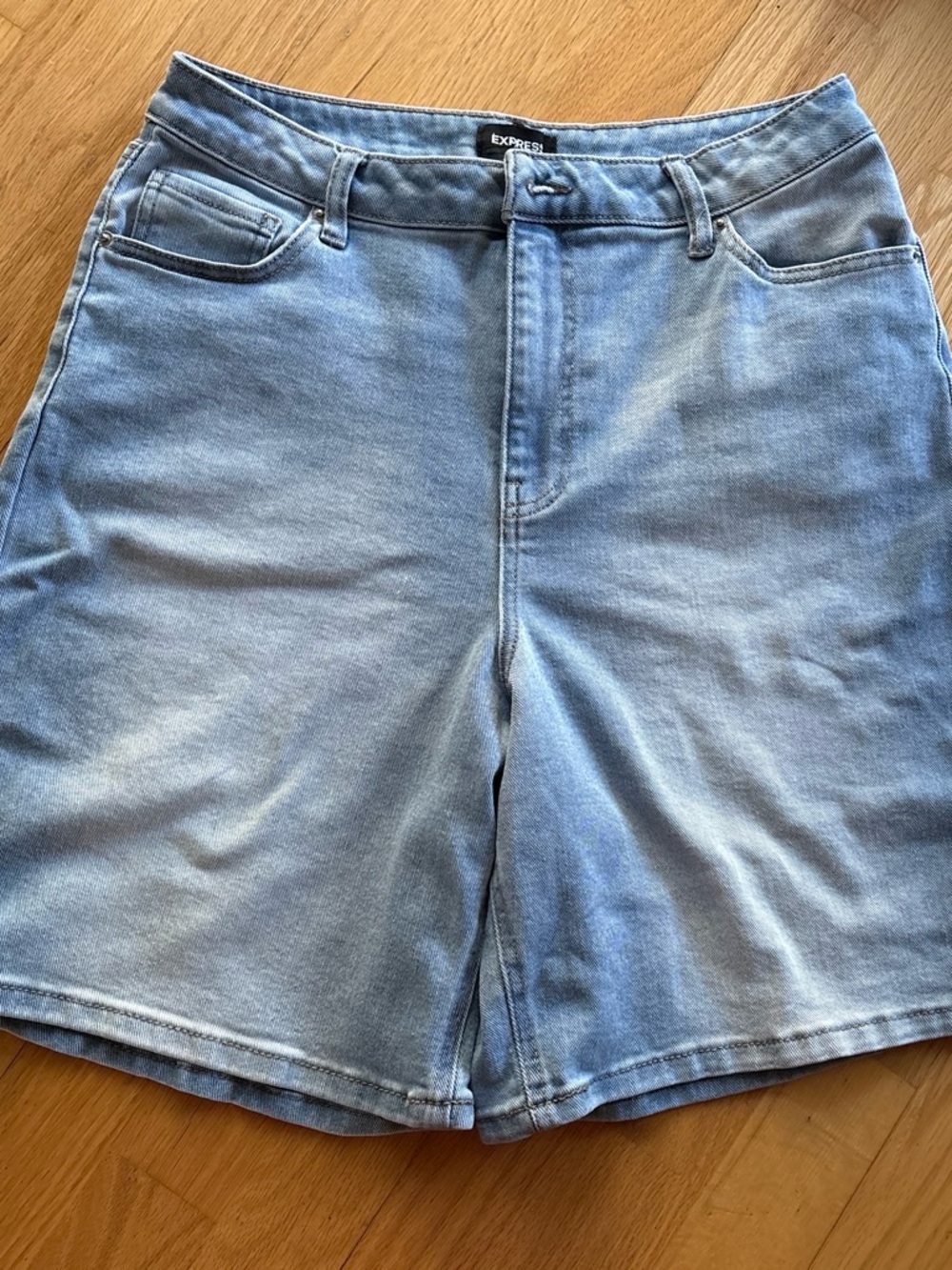 Express Light Blue Women's Denim Shorts